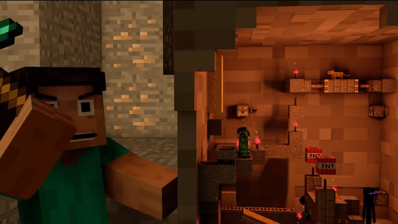 Minecraft-Mining-a-Block
